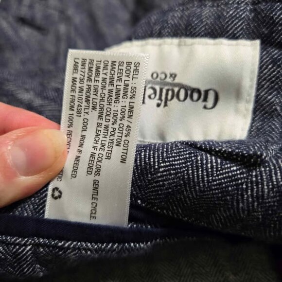 🆕NWT Goodfellow & Co.(Target) XL Xavier Navy Blazer - Picture 12 of 12